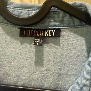 Copper Key Denim Dress